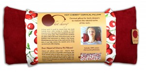 Hot Cherry Cervical Neck Pillow-image